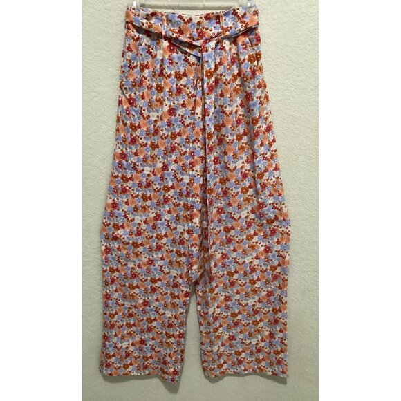 Forever 21 Vintage Floral Wide-Leg Palazzo Pants Size XS - Picture 5 of 8